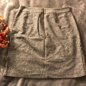 Gray Tweed Brooks Brothers Skirt